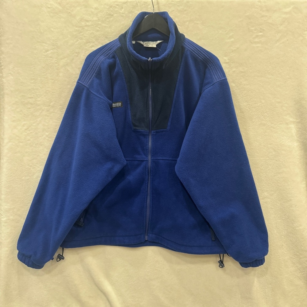 Vintage Columbia Sportswear Fleece Jacket Men’s Size Medium Purple blue